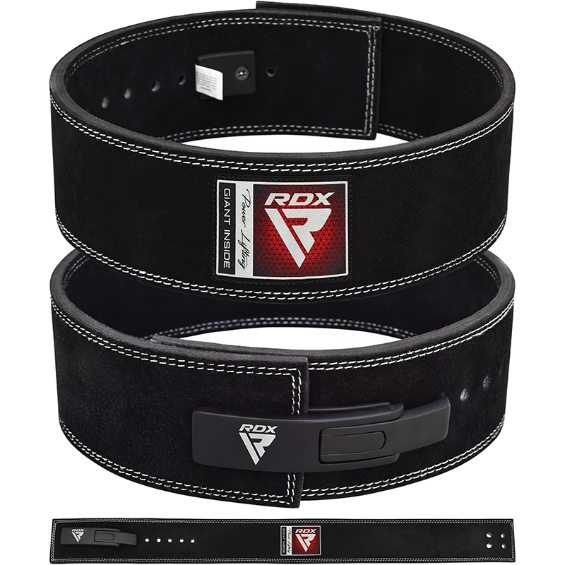 RDX 10mm Medium Brown Leather Powerlifting Belt