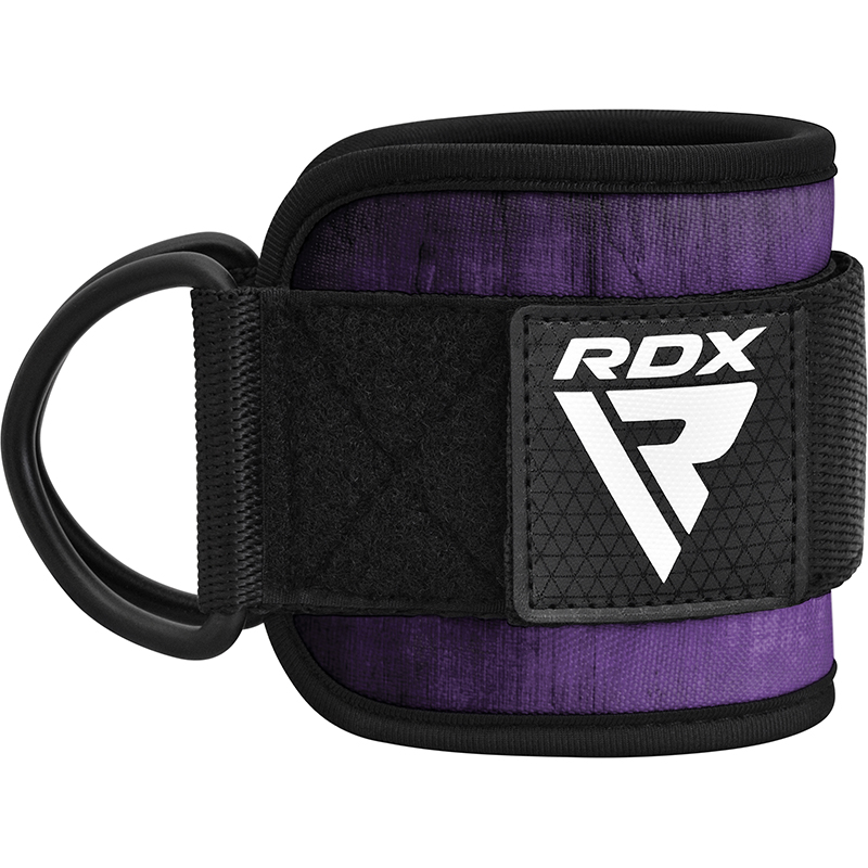 RDX A4 Ankle Straps For Gym Cable Machine-Purple-Single