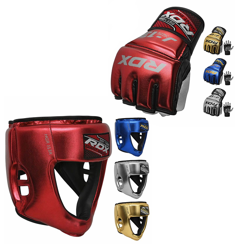 RDX  J13 MMA Grappling Gloves and Head Guard