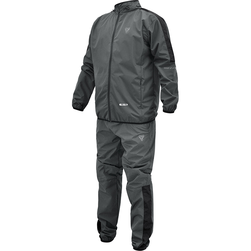 RDX Sauna Heat Suit For Strength Training Grey