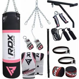 rdx 4ft punch bag with gloves chains and bracket