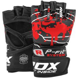 rdx t1 leather mma gloves