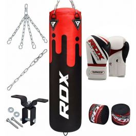 Rdx F9 8pcs Set Heavy Boxing Punch Bag Gloves Home Gym Kit Rdx Sports Us