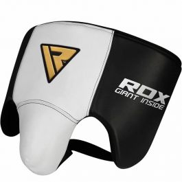 RDX L1 CE Certified Groin Guard Protector for Boxing, MMA Training White / Black | RDX® Sports US