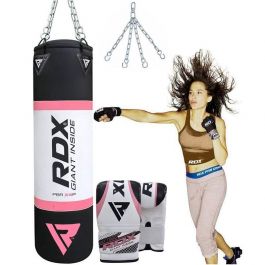 RDX MMA Maize Uppercut Punch Bag Boxing Filled Heavy Kickboxing Grappling Muay Thai Sparring Training Gloves Hanging Chain