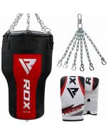 RDX AR Angle Punch Bag with Gloves