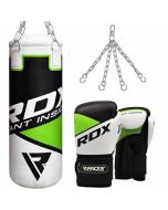 Rdx R8 2ft Youth Punch Bag Gloves Set Green Black White Rdx Sports Us
