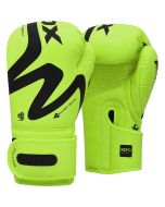 neon green boxing gloves