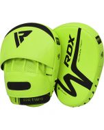 Rdx T15 Nero Boxing Training Curved Punch Mitts Neon Green Rdx Sports Us