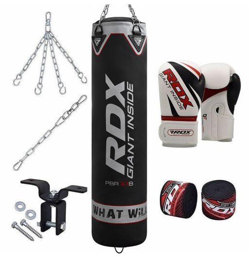 New ONEX 13 Piece 5ft heavy Filled Boxing Punching Training Bag Set,Gloves 