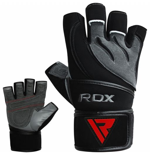 Left Handed Glove Only/ Size Large RDX RDX Weight Lifting Glove Leather 