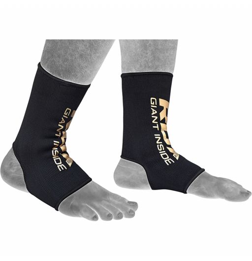 JJMA Ankle Support Brace Anklet Foot MMA Guard Gym Sock Protector Shin 