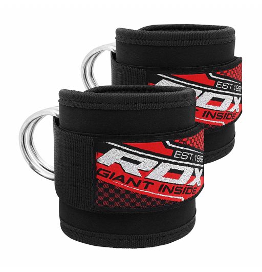 RDX Weight Lifting Wrist Straps Figure 8 Padded Cuff Gym Support Hand Bar Grips for sale online 