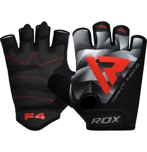 RDX Gym Gloves Training Power Weight Lifting Fitness Half Finger Bodybuilding 