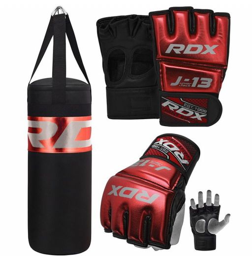 New kids Boxing filled Punch Bag gloves Hook Set MMA junior boys girls gift UFC 