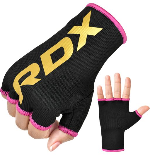 MRK Boxing Hand Wraps Elasticated Inner Gloves MMA Fist Protection Muay Thai BK 