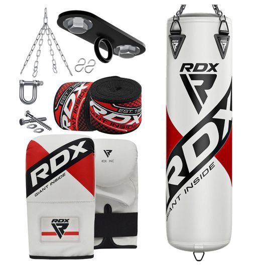RDX X2 17in1 4ft Heavy Boxing Punch Bag & Mitts Set RDX® Sports UK
