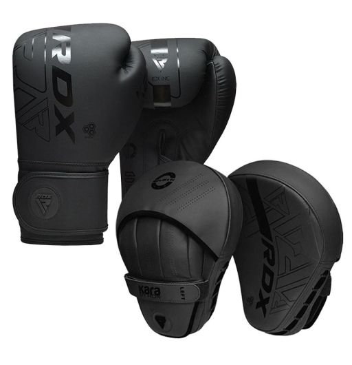 2pcs Boxing Gloves and Focus Pads Set Gym Exercise Strength Training Slimming 