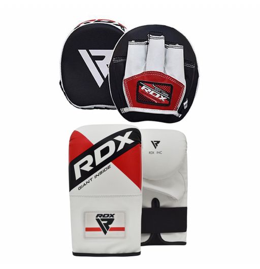 MMA boxing gloves punch bag senior mitts focus pads hand wrap training set S3 