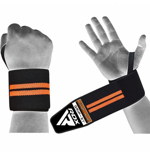 Wyox Weightlifting Bar Straps With Wrist Support Cross Fit Gym Power Lifting for sale online 