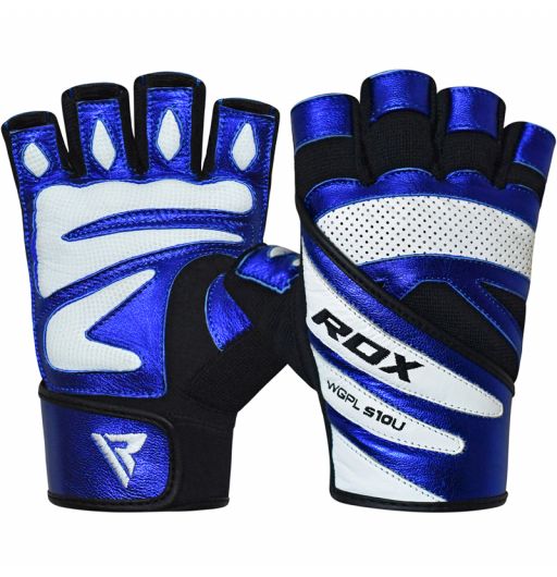 Great for Exercise Long Wrist Support with Anti Slip Palm Protection RDX Weight Lifting Full Finger Gym Gloves for Fitness Workout – Breathable Powerlifting and Strength Training Bodybuilding