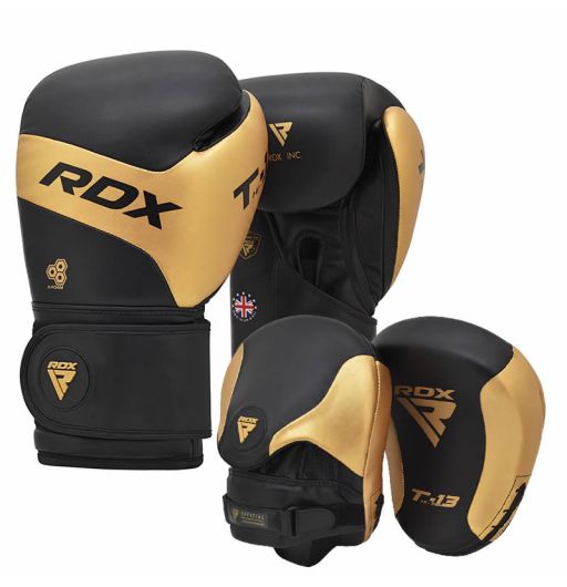 Boxercise Karate and Kickboxing Training Youth Hook and Jab Target Focus Mitts with Punching Gloves RDX Kids Boxing Pads and Gloves Set Martial Arts Muay Thai Junior Hand Shield for MMA
