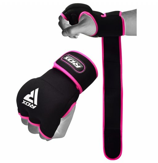 RDX Boksbandage Hand Wraps Binnenste Handschoenen MMA Fitness Oranje L NL 