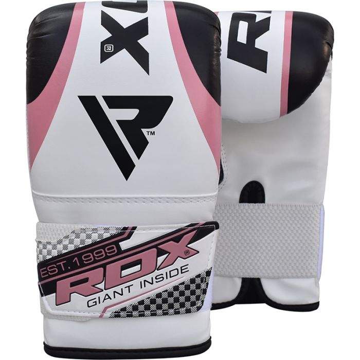 RDX Ladies Boxing Gloves Bag Mitts Womens Punching Training Flowery Design Pink 