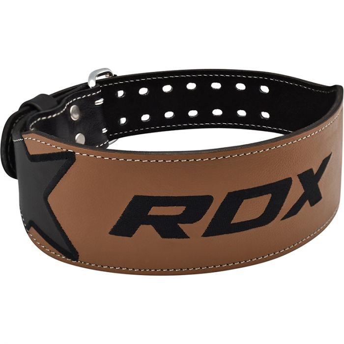 RDX 6 дюймовый коричневый кожаный тяжелоатлетический пояс