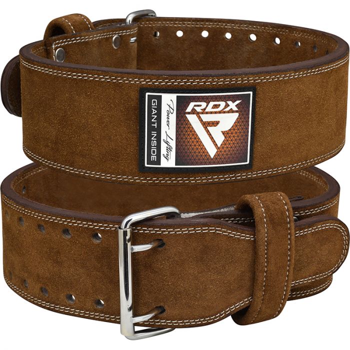 RDX 4PN Leather 10mm Powerlifting Belt 