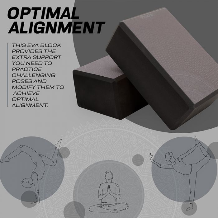 RDX D10 high density EVA foam yoga blocks NonSlip Brick RDX® Sports EU