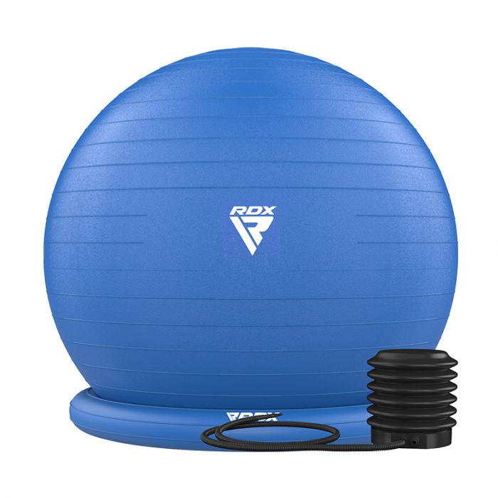 Rdx B2 Inflatable Yoga Ball With Anti-slip Base, Resistance Tubes & Air 