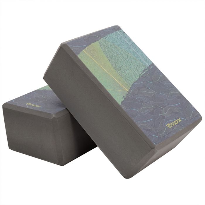 RDX Yoga Block Set Non-Slip High Density Eva Foam Brick Easy Grip Surface