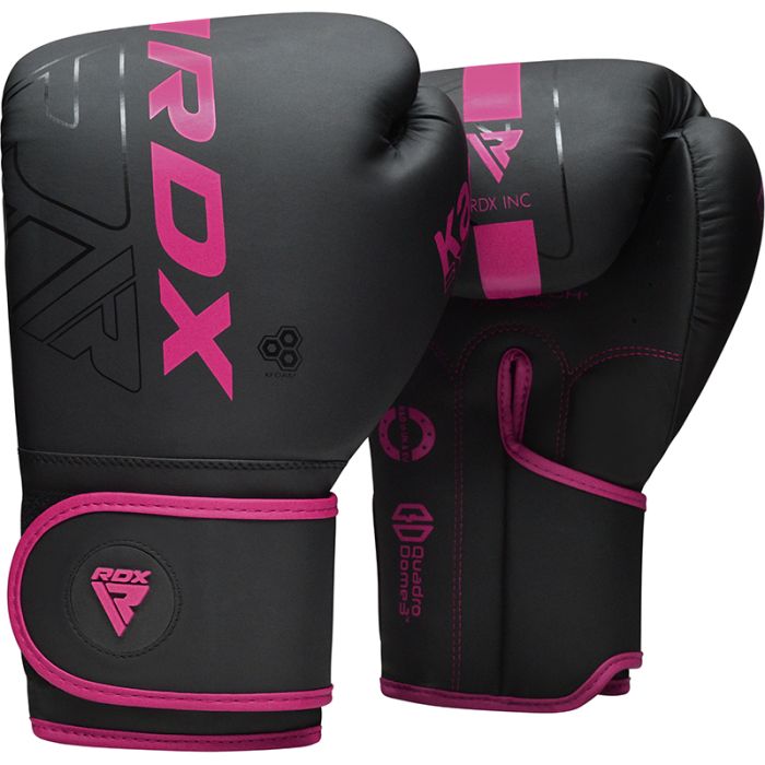 F6 Kara Boxing Training Gloves Black Pink 1  1 1 