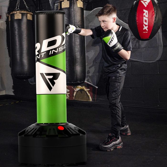 Kids/Junior Boxing FREE STANDING Punch bag Set Freestanding Bag Gloves 
