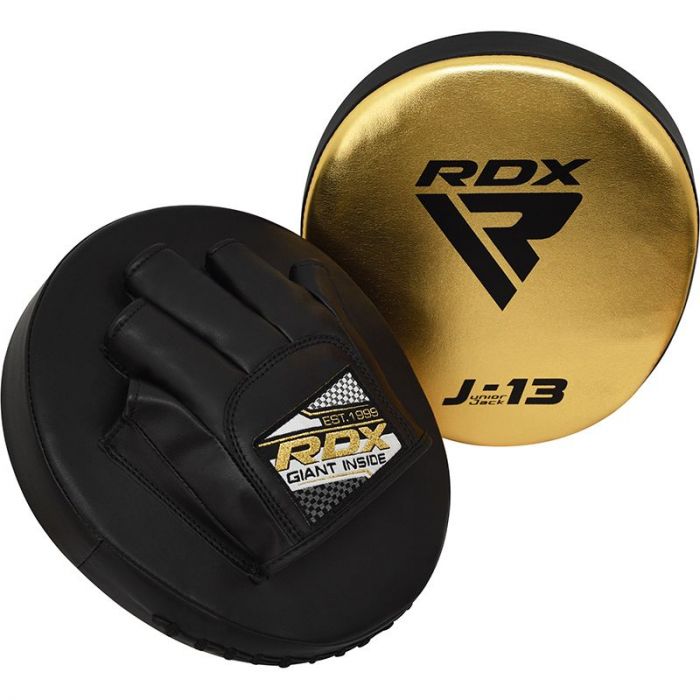 RDX J13 KIDS Golden Boxing Gloves & Pads Set RDX® Sports EU