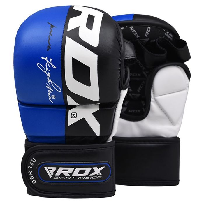 RDX Guanti MMA Boxe Vacchetta Gel Grappling Arti Marziali Punzonatura IT 