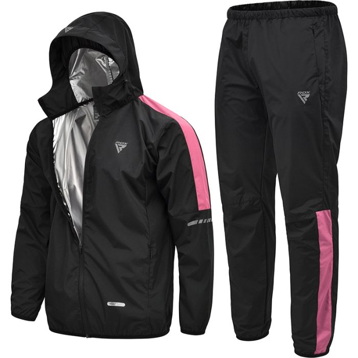 Combinaison De Sudation Intégrale Femme 3 En 1 - Manches Longues - Effet Sauna Gainant - Pour Sport, Cardio, Yoga - Perte De Poids Par Transpiration - 6