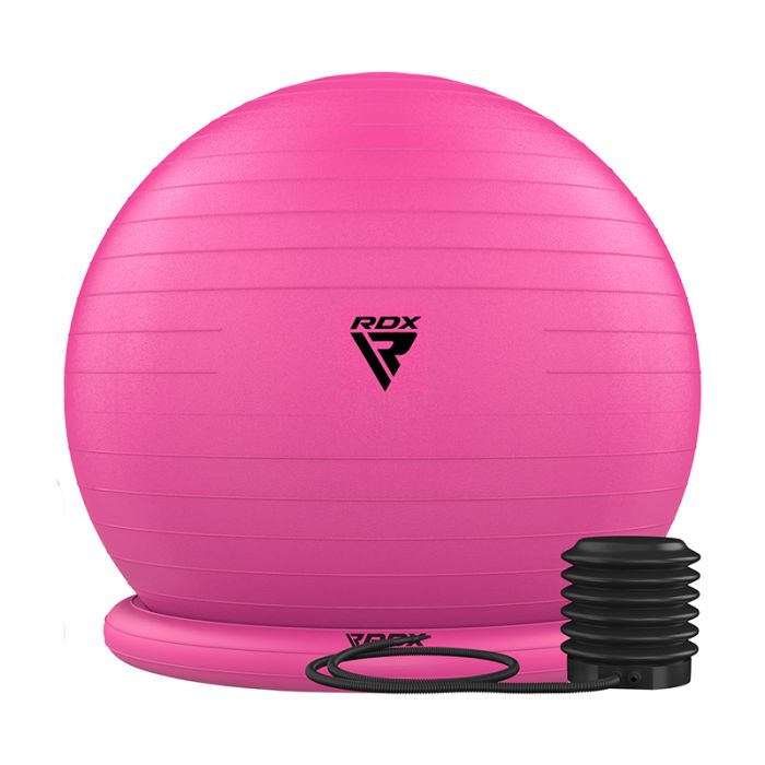 RDX B2 Inflatable Yoga Ball with Anti-Slip Base, Resistance Tubes & Air ...