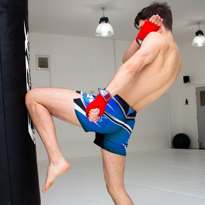 RDX MMA Blaze Pantalones Corto Boxeo Entrenamiento Shorts Muay Thai Kickboxing Fitness Running. 