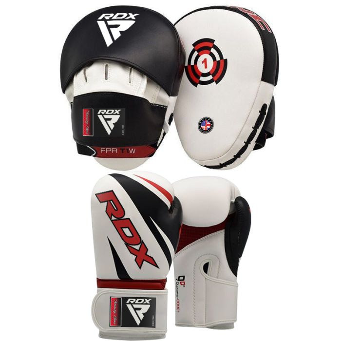 RDX F6 KARA Guantes De Boxeo Niños 6oz Y Manoplas De Enfoque