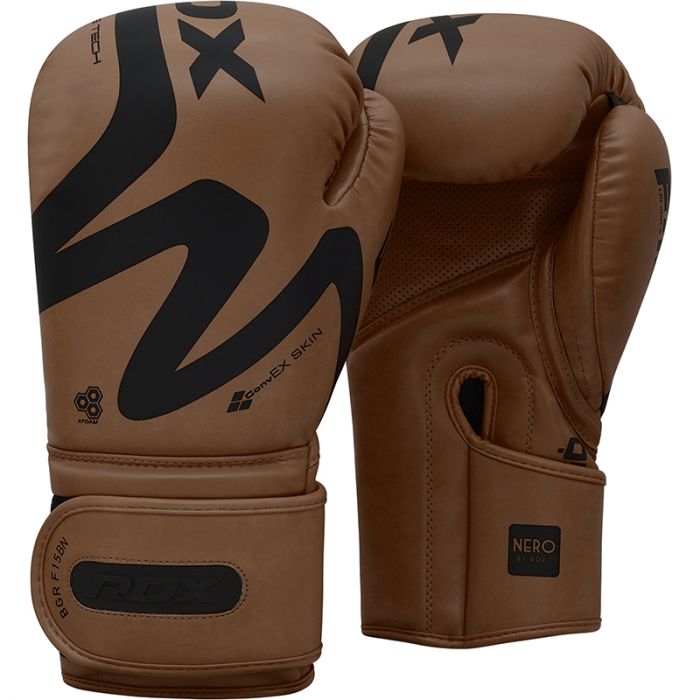 RDX T15 Nero Brown Boxing Gloves & Focus Pads RDX® Sports EU