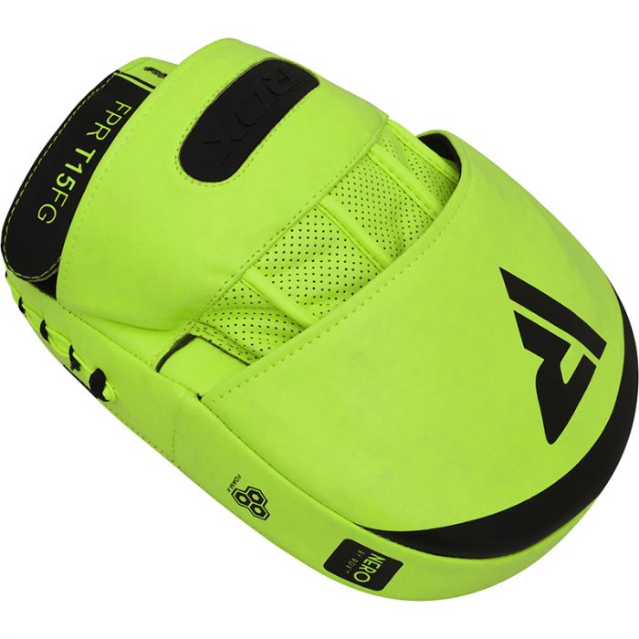 RDX T15 Nero Green Boxing Gloves & Focus Pads RDX® Sports EU