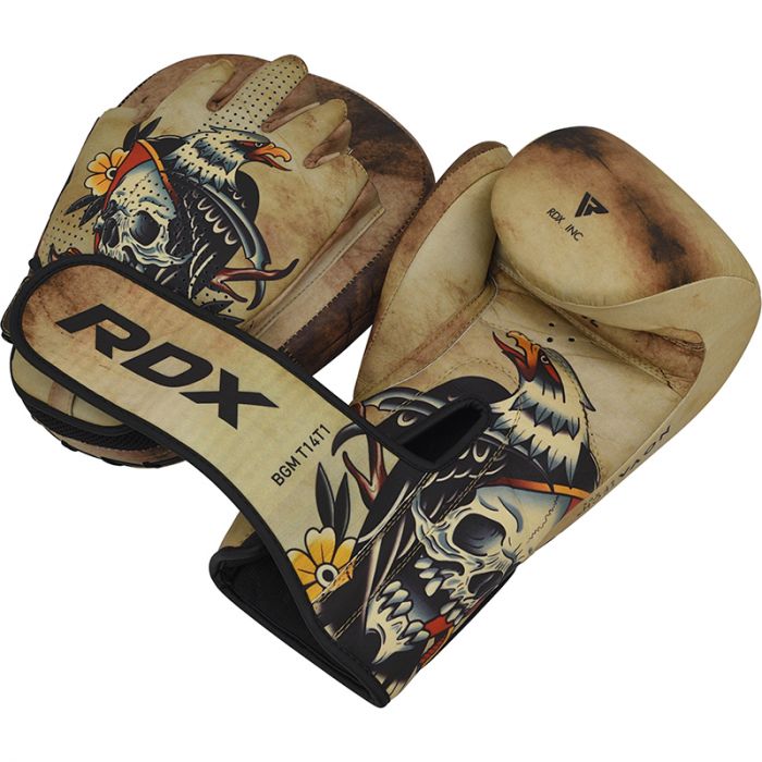 RDX T14 Harrier Татуированные Боксерские Перчатки И Лапы RDX® Sports RU