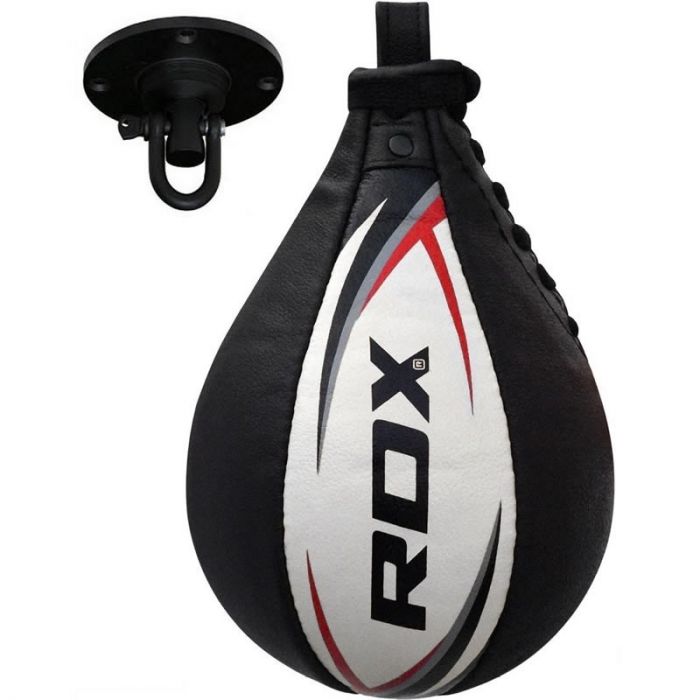 RDX Leather Boxing Speed Bag Punching Ball With Swivel Training MMA Speed Ball U 