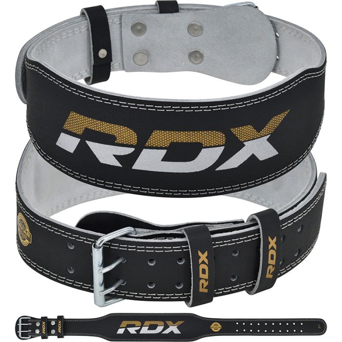 RDX 4 Inch Leather Weightlifting Belt | RDX® Sports EU