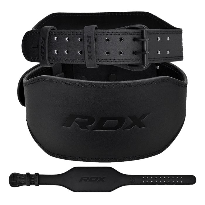 RDX Cinturón Lastre Dominadas Inmersión, Dip Belt con 36 Pulgadas Cadena,  6'' Soporte Lumbar para Gimnasio Powerlifting Levantamiento de Pesas