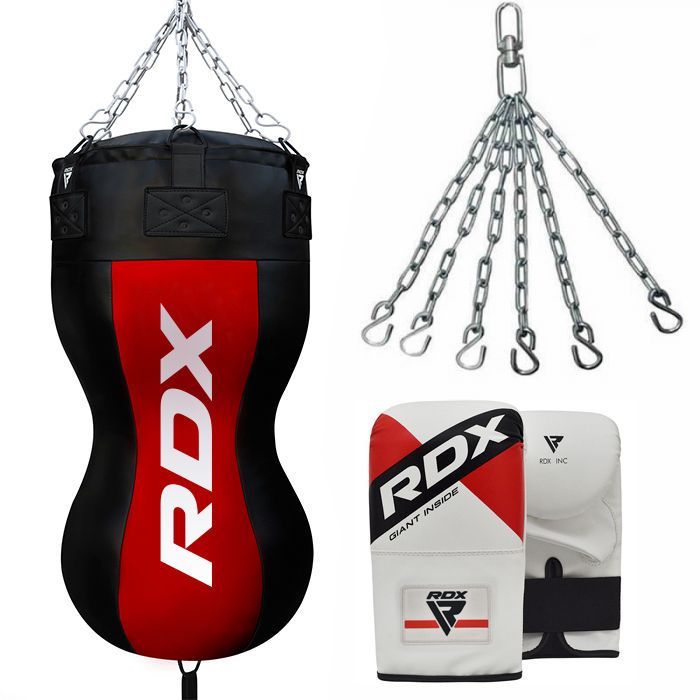 RDX Heavy Boxing Upper Cut Angled Maize Punch Bag UNFILLED MMA Punching Training Sparring 