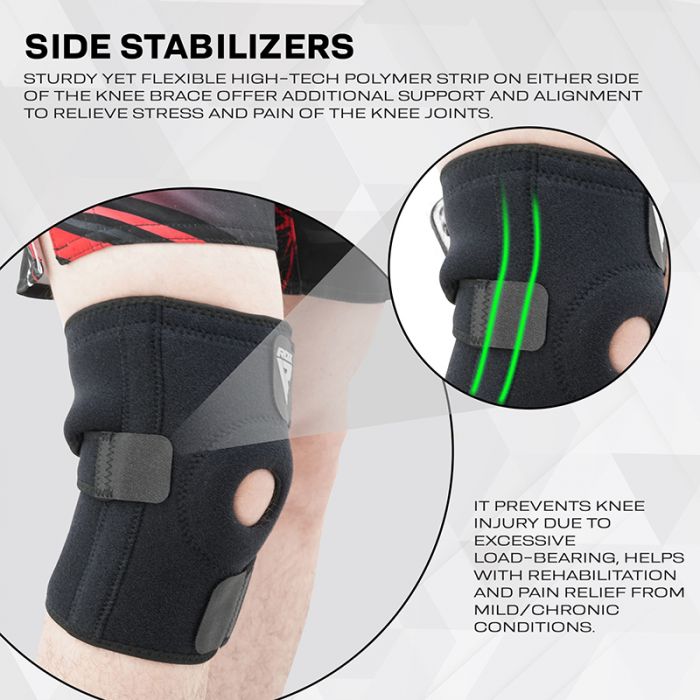 RDX SK Gel Padded Open Patella Brace for Knee Support | RDX® Sports EU