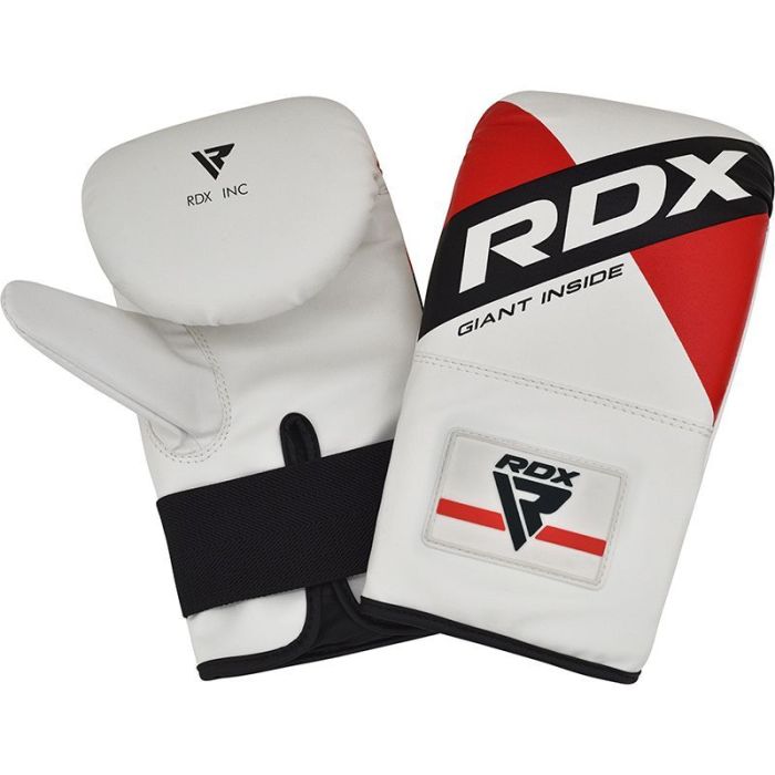 RDX T1 White Leather X Bag Gloves with Boxing Pads RDX® Sports EU